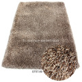 Polyester Élastique &amp; 1200D Soie Shaggy Tapis / Tapis Couleur Plaine